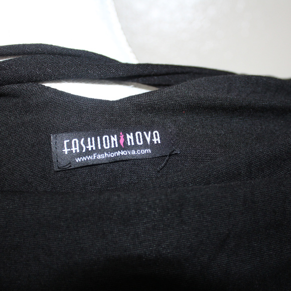 Fashion Nova Sexy Lace Up Back Lined Dress - Picture 4 of 5